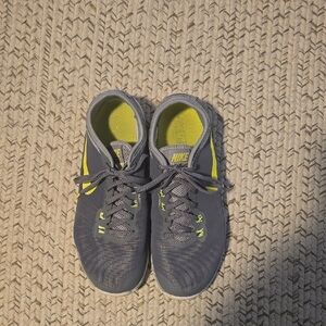 Nike Training Gray and Yellow Sneakers